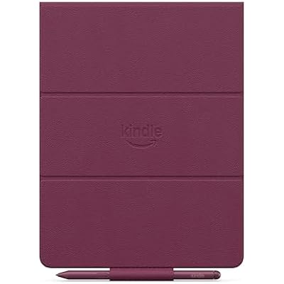 Amazon Kindle Scribe Folio Cover with Magnetic Attach, Functional Protective Case - Premium Leather