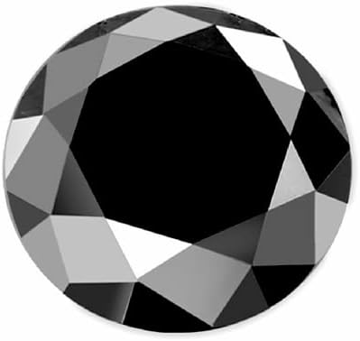 Black Diamond Round-Cut Loose Diamond Enhanced Tester positive Gift box Earth-mined Natural 0.02 ct 1.80 mm