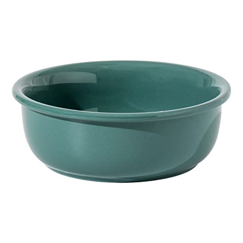 Ceramic Dog Bowl for Medium, Large Breed, Basic Dog Bowl, Pet Food and Water Dish8.2 D, Dark Green