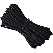LIUSM 1/8-Inch (3mm) 10 Yards Black Heavy Stretch Round String Elastic Cord for DIY Crafting Sewing
