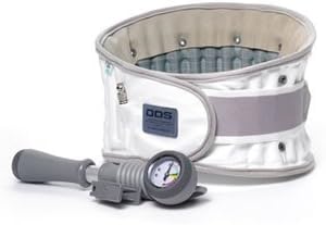 DDS, Inc. 300 Back Decompression Belt Pneumatic Lumbar Decompression Belt for Women and Men, Lower Back Brace for Work, Lifting, and Daily Support Adjustable Air Lumbar Traction Device (Small)