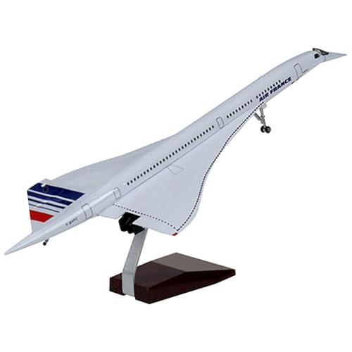 1:125 Concorde Model Air France Passenger Aircraft 19.7 Aviation Airplane Die-cast Metal Simulation Finished Product Collection GiftNormal