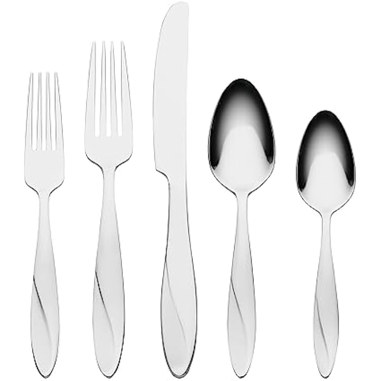Oneida H021065AL20 Simmer 65 Piece Flatware Set