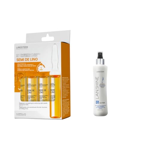6 Semi De Lino 44 fl oz AmpoulesLocion Reestructurante