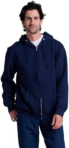 Russell Athletic mens Dri-power Fleece Hoodies, Moisture Wicking, Cotton Blend, Relaxed Fit, Sizes S-4x