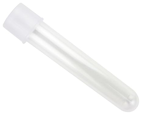 Caplugs Evergreen 222-2393-080 TT2C Series - Sterile Test Tubes with Two-Position Caps, Pack of 500, Polypropylene Co-Polymer, 17 x 100 mm, 16 mL, Cell Cultures, Lab Testing, Aerobic & Anerobic
