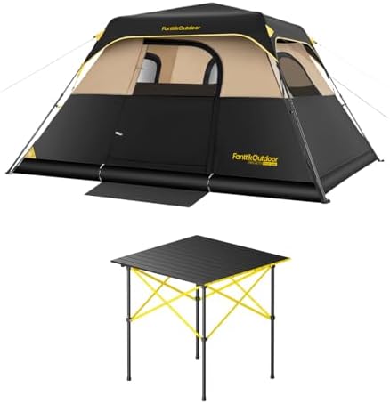 FanttikOutdoor Zeta C6 Pro Camping Tent & FanttikOutdoor Zeta V11 Pro Large Camping Table