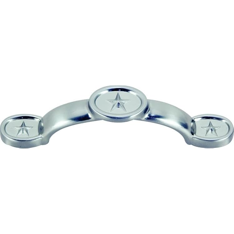 Hardware House Texas Star Cabinet Pull 10-Pack with Satin Nickel Finish Satin Nickel, 27-2407