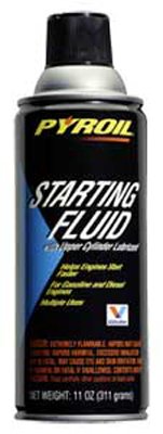 Pyroil 11OZ Starting Fluid (Pack of 12) - 8.28 pounds - Prevent Corrosion - Automotive