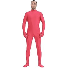 Aniler Men's and Women's Headless Spandex Bodysuit Zentai Jumpsuit Halloween Dress Up Party Cosplay Unitard Body Suit