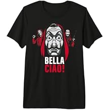 Netflix La Casa De Papel Masked Bella Ciao! Premium T-Shirt