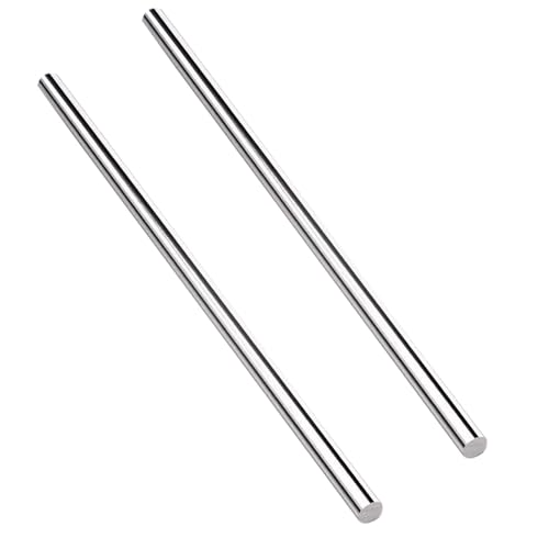 12 inches Long 38 Diameter 304 Stainless Steel Solid Round Rod for,Metal Solid Shaft Rods,for DIY Craft & Metal Working - 2pcs