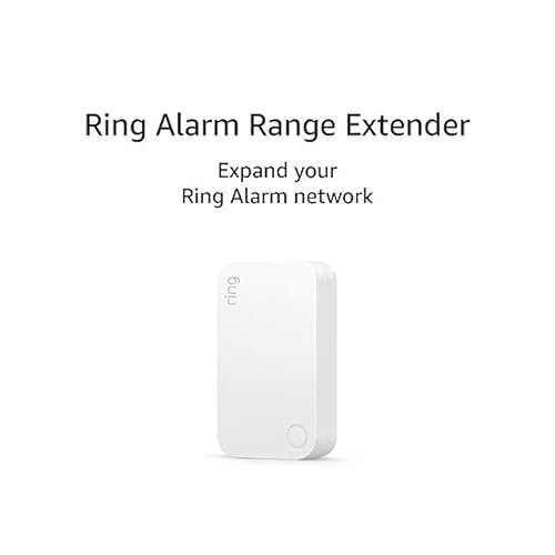 Ring Alarm Range Extender 2nd Gen | Extend Ring Device Coverage Up to 250ft Range | Eliminate Dead Zones | Easy Plug-and-Play Setup | Base Station Required
