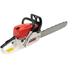 2 Stroke 20 inch Gas powered Chainsaw, 52CC Gasoline Chainsaw with 18.6Oz Fuel Bottle, Portable Handed Petrol Woodcutting Gas Chain Saw for Cutting Tree Wood, 7500rpm