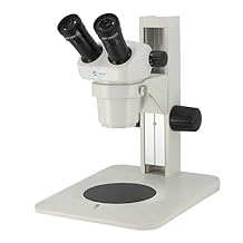 LX Microscopes by UNITRON 20784 System 230PFS Stereo-Zoom Binocular Microscope with Non-Illuminated Plain Stand, 20mm