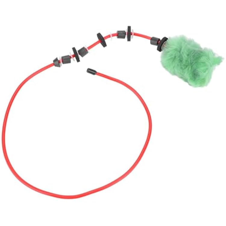 YOUTHINK Upgrade Your Paintball Gear with Wool Cleaning Rope, Easy to Carry and Use, Provides Squeaky Clean Barrels, for 17.3mm Inner Diameter, Choices Green