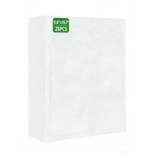 Vacuum Sealer Bags 30x40cm12x16 25-Pack 0.22mm 7-Layer Co-Extrusion Thick for 3D Printer Filament Storage & Food Preservation BPA-Free Textured Grip Fits 30cm Vacuum Sealers