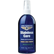 Aero Cosmetics Stainless Care Fingerprint Resistant, Removes Residue, Water Marks and Grease from Appliances - Use on Refrigerators, Ovens, and Dishwashers