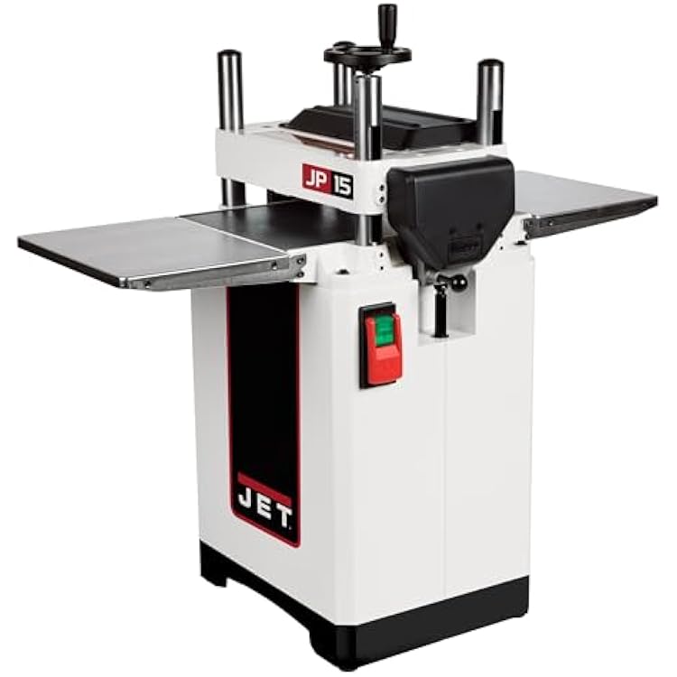 JET 15-Inch Planer, Straight Knife Cutterhead, 3 HP, 230V 1Ph JWP-15B