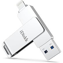 App-le Mfi Certified 128GB iDiskk iPhone Flash Drive,for Photos and Videos,Photo Stick, iPad Flashdrive,iPhone USB Storage, iPad iPhone Photo Storage Stick,for Mac,iPad,PC Thumb Drive Auto Backup