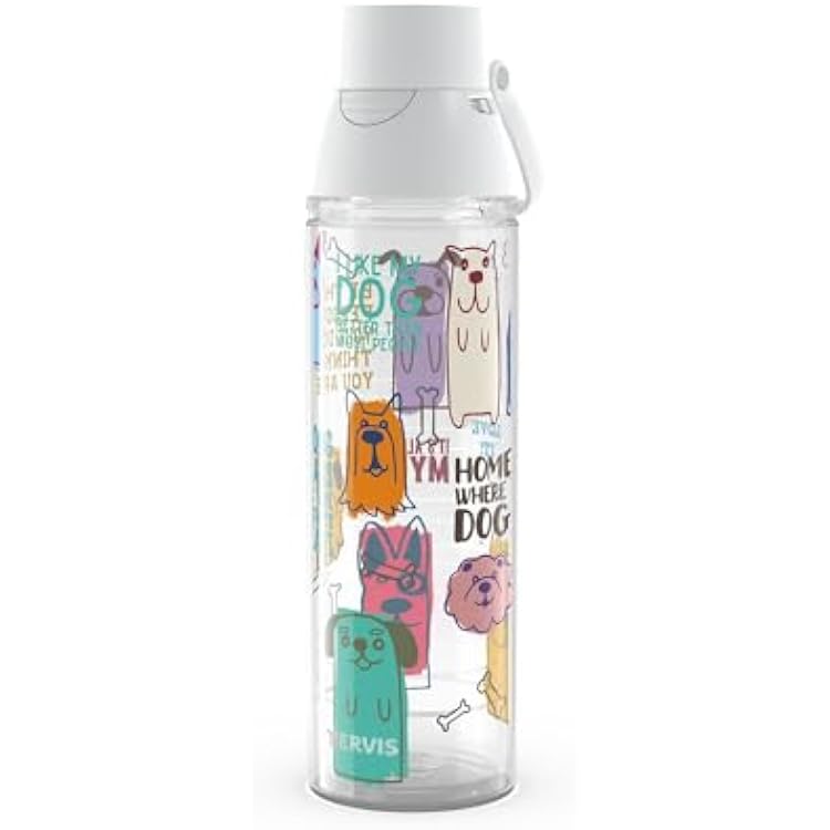 Tervis Venture Lite Dog Sayings Made in USA Double Walled Insulated Tumbler Travel Cup Keeps Drinks Cold & Hot, 24oz Water Bottle, Classic