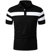 HOOD CREW Mens Short Sleeve Polo Shirts Stylish Design Summer T Shirt