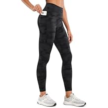 CRZ YOGA Butterluxe Workout Leggings Pockets 25'' - High Waisted Gym Womens Yoga Pants Buttery Soft