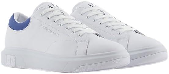 Armani Exchange Men's Actionleather,sidelogo,laceupSneaker