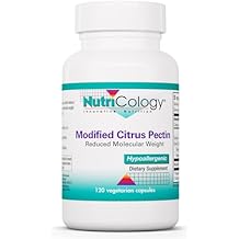 Nutricology Modified Citrus Pectin - 1.5 g Modified Citrus Pectin - Supports Gastrointestinal Cleansing - Vegetarian Capsules - Hypoallergenic Formula - 40 Servings - 120 Capsules
