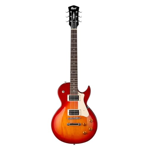 Cort 6 String Solid-Body Electric Guitar, Right Handed, Cherry Sunburst CR100 CRS