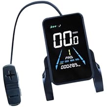 Yiju Electric Bike LCD Display, E Bike Display Meter, Control Panel, Lightweight Electric Bicycle Speedometer, Cycling Computer