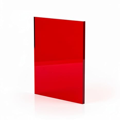 Plastic-Craft | Acrylic Sheet, Transparent Red