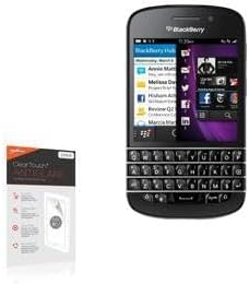 BoxWave Screen Protector Compatible with BlackBerry Q10 - ClearTouch Anti-Glare (2-Pack), Anti-Fingerprint Matte Film Skin