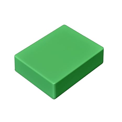 1590BB Aluminum Guitar Effect Pedal Enclosure Metal Stomp Box Enclosure Green Finished
