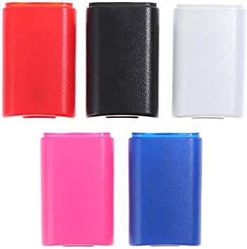 2PCS Battery Pack Cover Shell Shield Case Kit for Xbox 360 Wireless Controller White
