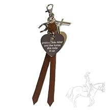 Protect This Rider And The Horse She/He Rode In On-Saddle Charm, Saddle Heart Charm Equestrian Riding Gift Horse Lovers Jewelry Gift
