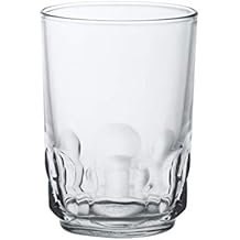 Duralex 1018AR06/6 Made in France Hilal Clear Glass Tumbler Drinking Glasses, 9 ounce - Set of 6, Clear