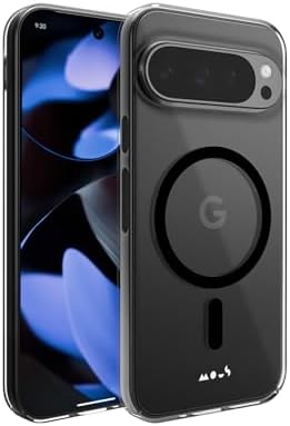 Mous for Google Pixel 9 Pro XL Case Clear MagSafe Compatible - Super Thin - Crystal Clear & Slim Design