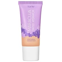 tarte maracuja tinted moisturizer Lightweight Sheer Foundation with Buildable Longwear Coverage, Hyaluronic Acid, Turmeric, Aloe for Hydrated Skin, Vegan & Cruelty Free