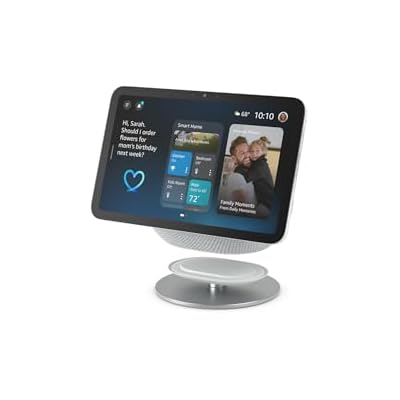 Amazon Echo Show 8 (2025 release) with Amazon Adjustable Stand | Glacier White