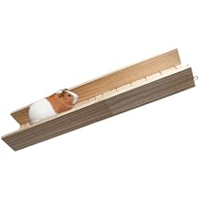 Wooden Guinea Pig Ramp for Cage, Hamster Ladder Toys, Bridge Cage Accessories for Guinea Pig, Hamster, Rats, Chinchillas, Squirrels