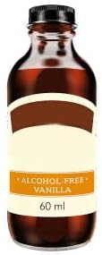 Premium Alcohol-Free Vanilla Extract, Natural Flavoring, 60ml Glass Bottle