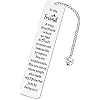 Book Lovers Gifts, Kaluofan Gifts for Book Lovers with Thank You Chain, Bookmark Gifts for Best Friend, Back to School Coming of Age Gifts, Graduation Gifts, Christmas Stocking Stuffers for Teens