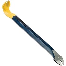 ESTWING Nail Puller - 12" Double-Ended Pry Bar with Straight & Wedge Claw End - DEP12