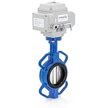 UNOX Butterfly Valve DN300 (12") 24V DC Electric Actuator Wafer Type Iron Disc EPDM Seat GGG40.3 Body for Water & Air | Industrial Butterfly Valves