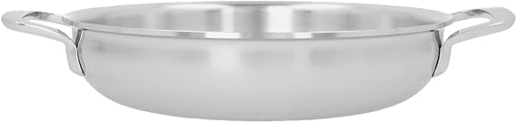 DEMEYERE Multifunction 7 24 cm Steel Frying pan with 2 Handles, Silver