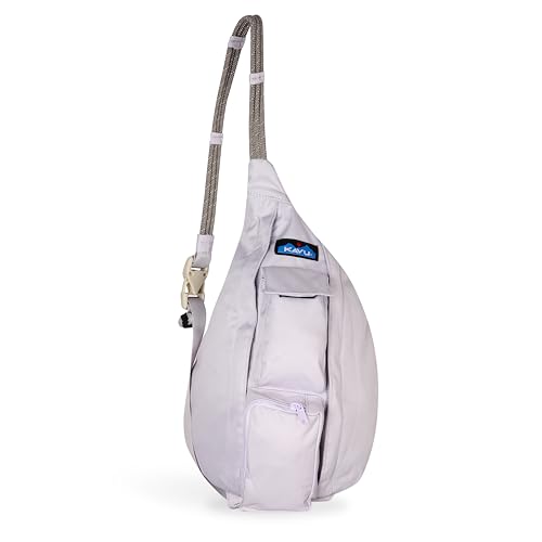 KAVU Mini Rope Sling Pack with Adjustable Rope Shoulder Strap, Grey Dawn