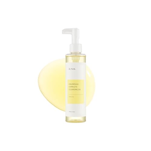 IUNIK Calendula Complete Cleansing Oil Calendula & Jojoba Oil Vegan Oil Cleanser for Blackhead Care, Makeup & Sunscreen Removal, Korean Skincare, 200ml  6.7 fl oz