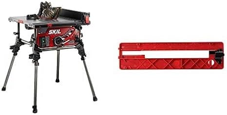 SKIL 15 Amp 10 Inch Portable Jobsite Table Saw with Folding Stand and Dado Insert Plate (TS6307-00 & STA6307)