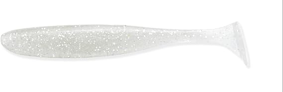 Keitech Easy Shiner 4.5" #370S Clear Silver Glow Silikon Yem